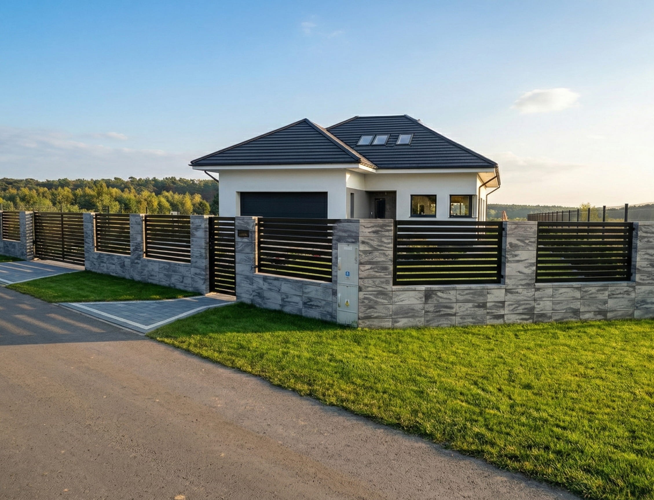 Nowoczesne ogrodzenie - Realizacja 3