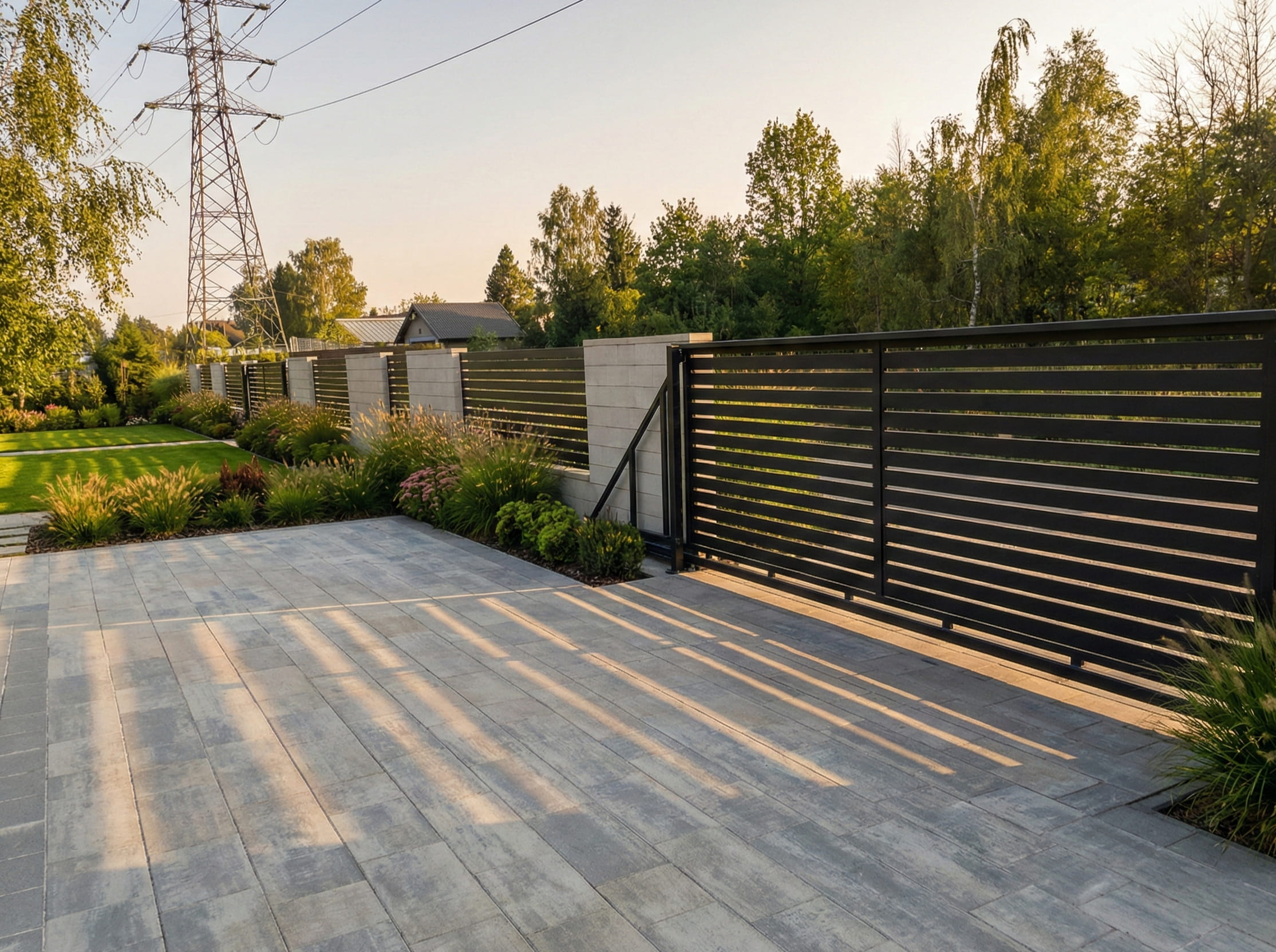 Future Home - Realizacja ogrodzenia palisadowego Stara Iwiczna